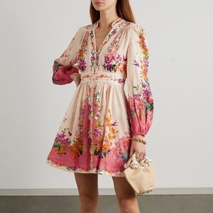 NWT Zimmermann Tropicana Mini Dress 0
